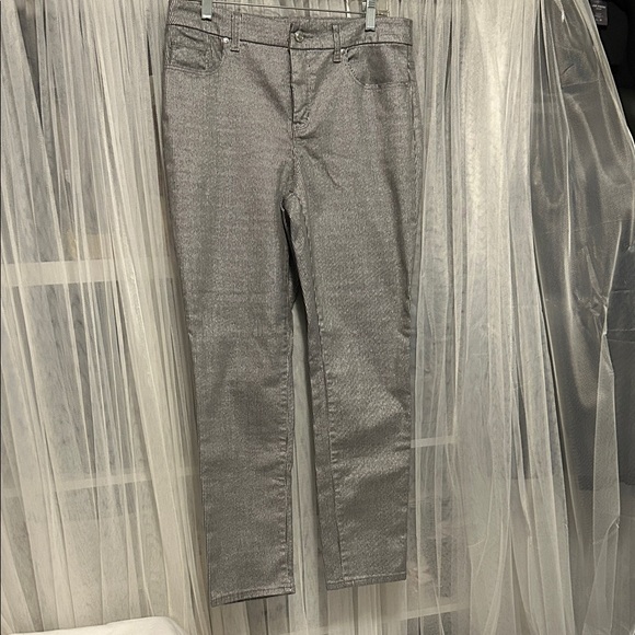 Chico's Pants - Chico's Gray Pants with slight shimmer.  size 8